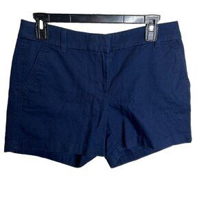 J.Crew $50 5" Classic Chino Shorts Navy Size 6 H1453